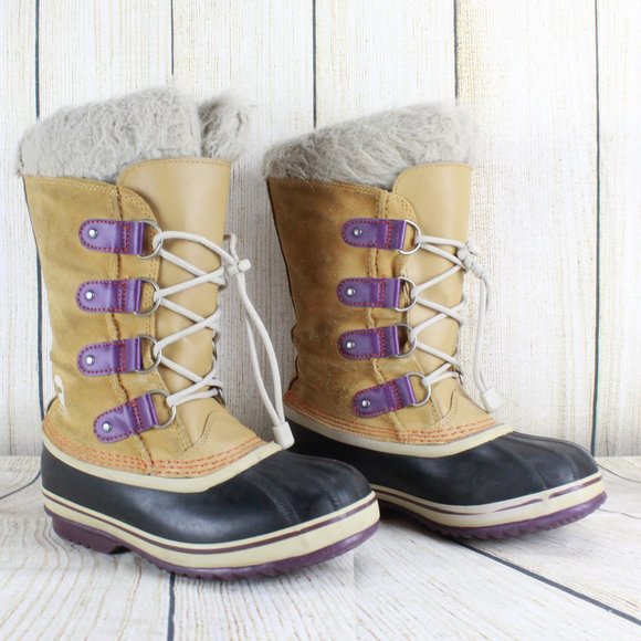 SOREL Joan Arctic Winter Snow Boots Size 4 - Picture 2 of 8
